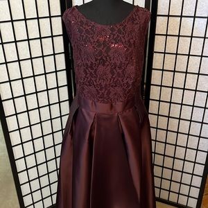 Woman’s plus size formal gown
